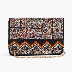 Confetti fringed crossbody bag